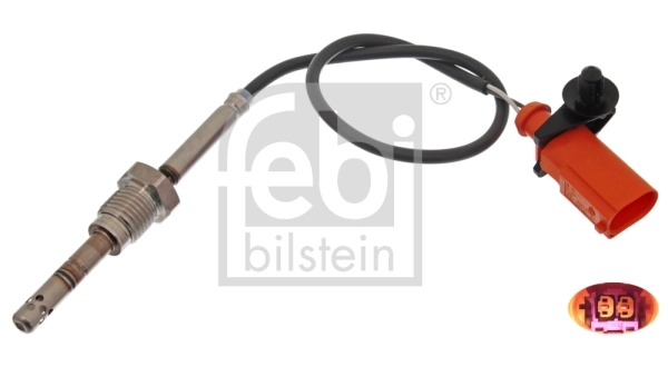 Sensor, exhaust gas temperature
